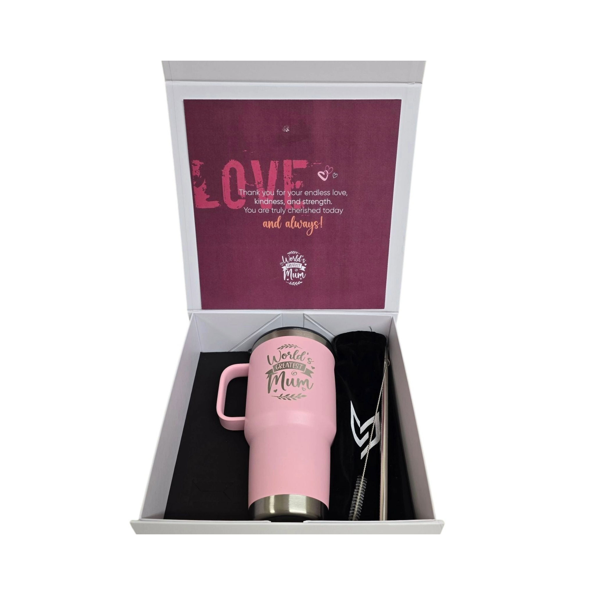 Product Armor Stainless Steel Tumbler - With Handle - Worlds Best Mum